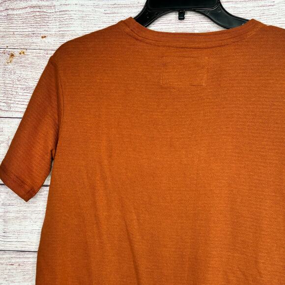 Sovreign Code Boys Rusty Orange Boys Short Sleeve Top Size Large 14/16 New - Picture 6 of 10